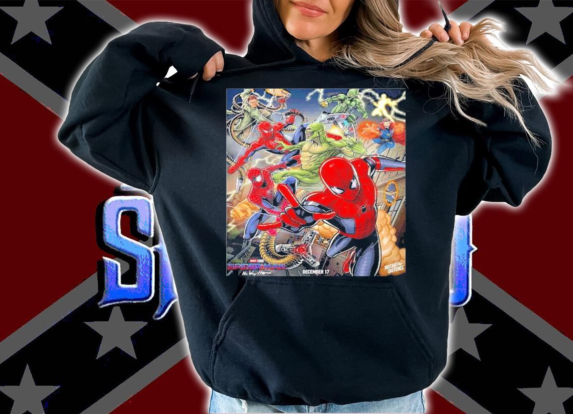 Spider-Man No Way Home Poster Movie Amazing December 17 Shirt t-shirt