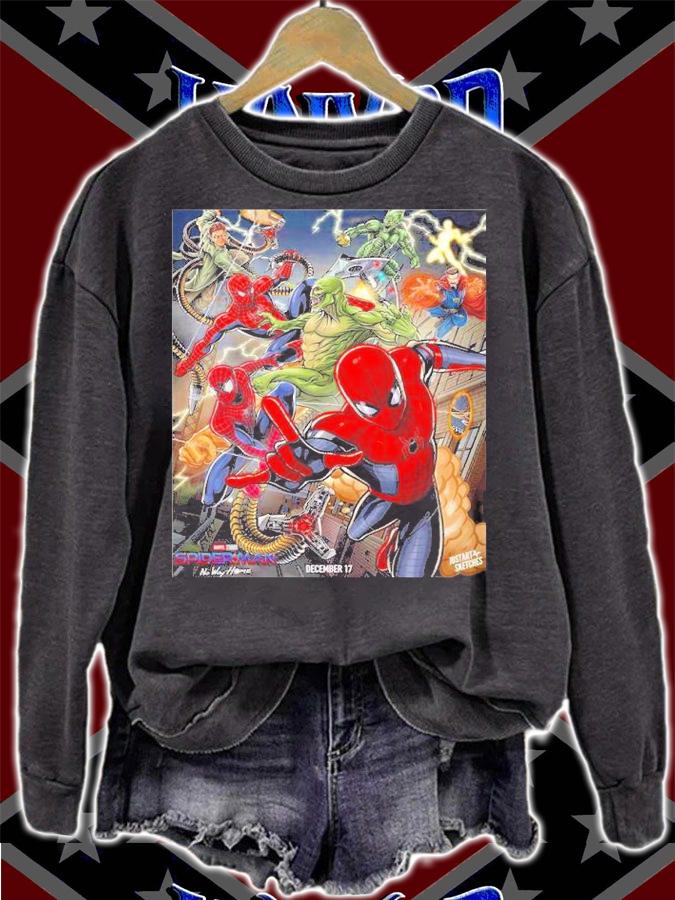 Spider-Man No Way Home Poster Movie Amazing December 17 Shirt t-shirt