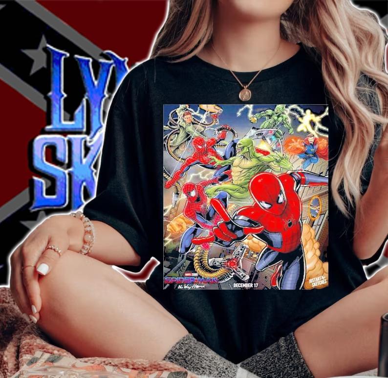 Spider-Man No Way Home Poster Movie Amazing December 17 Shirt t-shirt