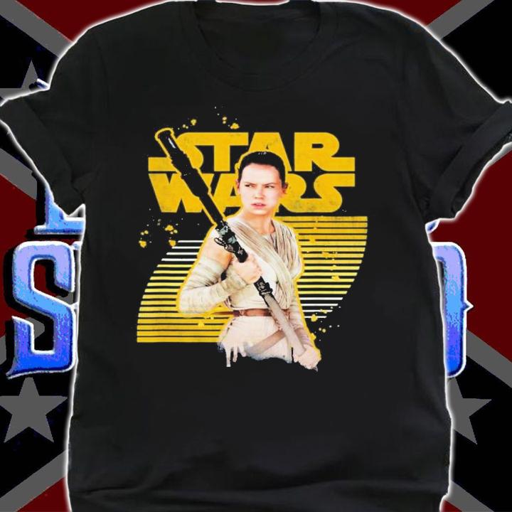 Star Wars The Force Awakens Rey Stands Strong Shirt t-shirt