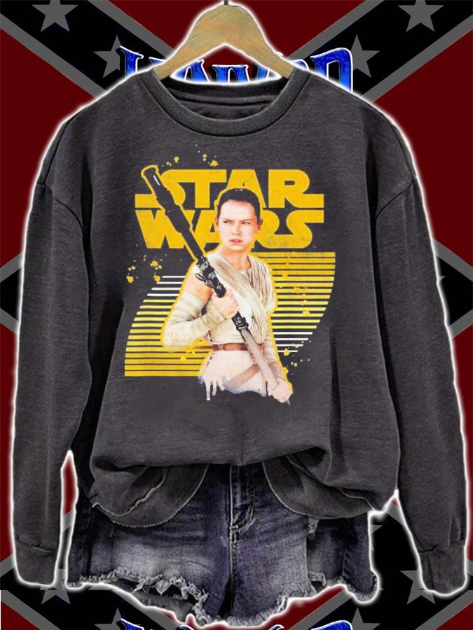 Star Wars The Force Awakens Rey Stands Strong Shirt t-shirt