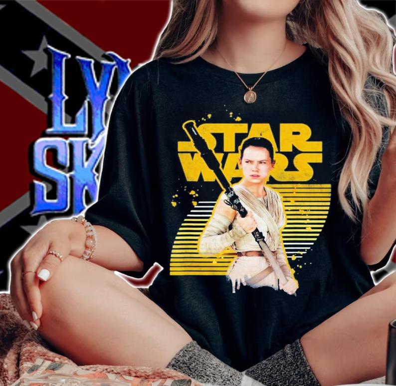 Star Wars The Force Awakens Rey Stands Strong Shirt t-shirt