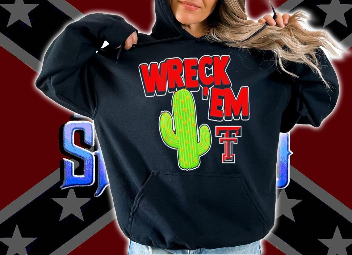 Texas Tech Football Wreck Em Cactus Shirt t-shirt