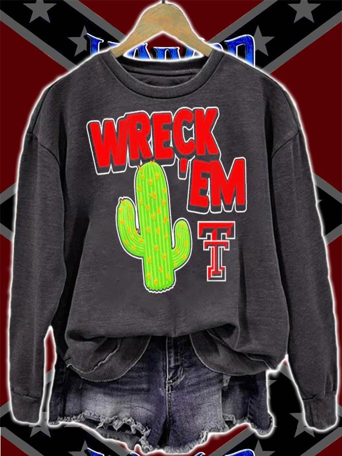 Texas Tech Football Wreck Em Cactus Shirt t-shirt