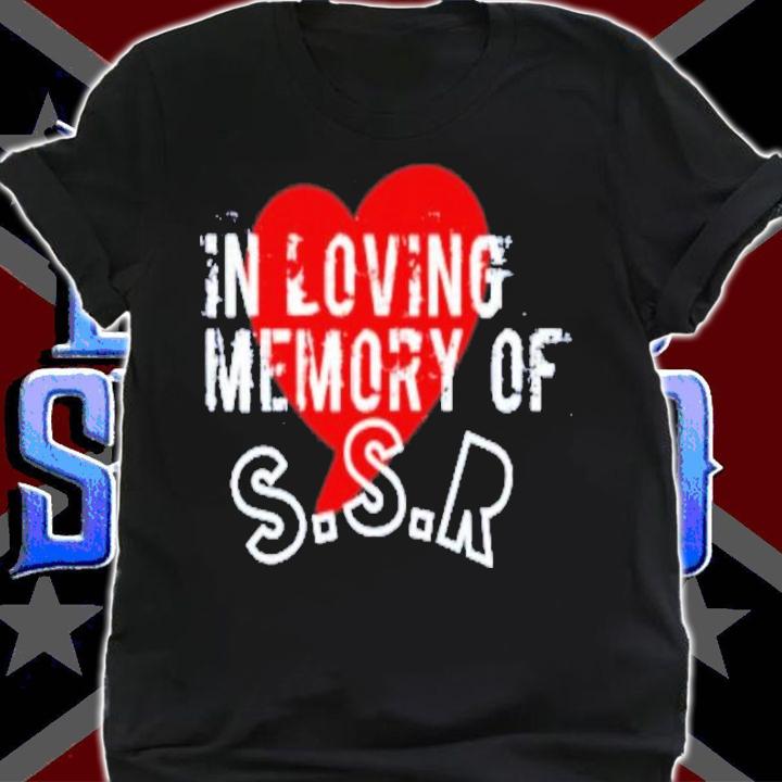 Tribute To SSR In Loving Memory Of SSR Shirt t-shirt