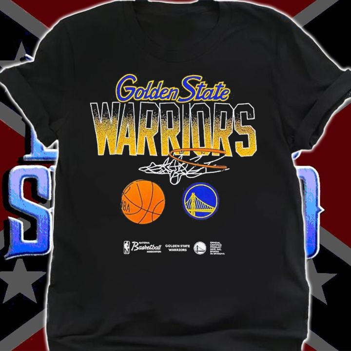 Warriors Courtside Splatter Shirt t-shirt