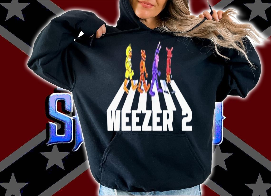 Weezer 2 Fnaf Animatronics Abbey Road shirt t-shirt hoodie