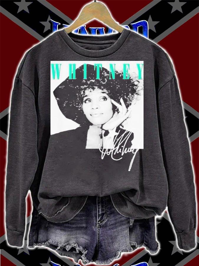 Whitney Houston Classic Vintage Signature Shirt t-shirt sweatshirt