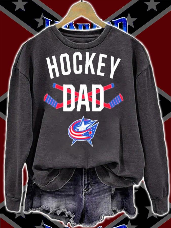 Columbus Blue Jackets Hockey Dad T-Shirt t-shirt