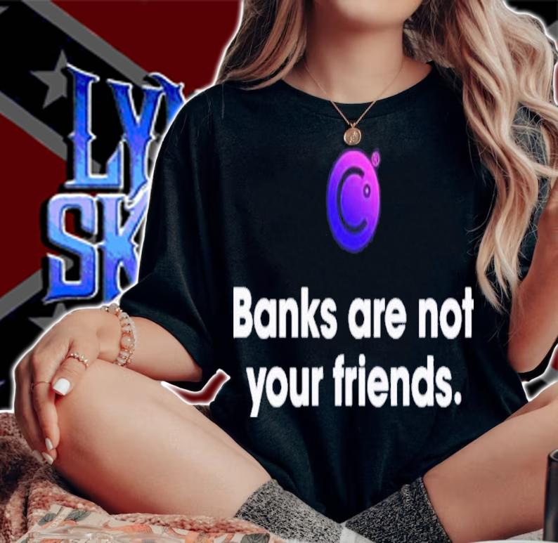 Crypto Crash Coffeezilla Banks Are Not Your Friends Shirt t-shirt woman shirt