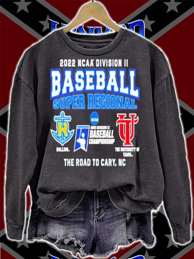 Division II Baseball Super Regional Champion Rollins Vs The University Of Tampa 2022 T-Shirt t-shirt