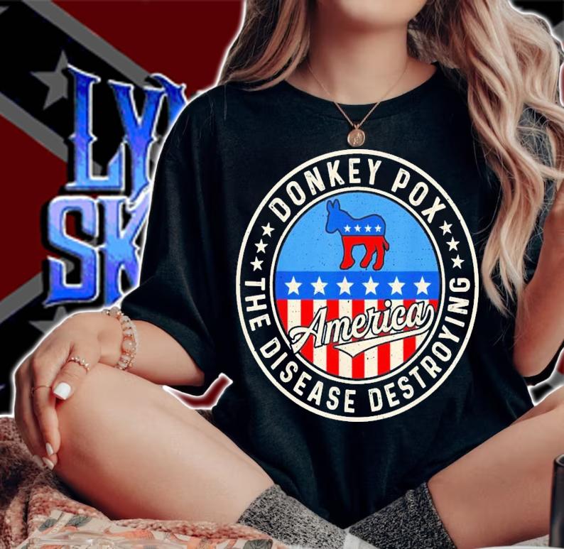 Donkey Pox The Disease Destroying America Donkeypox Retro T-Shirt t-shirt