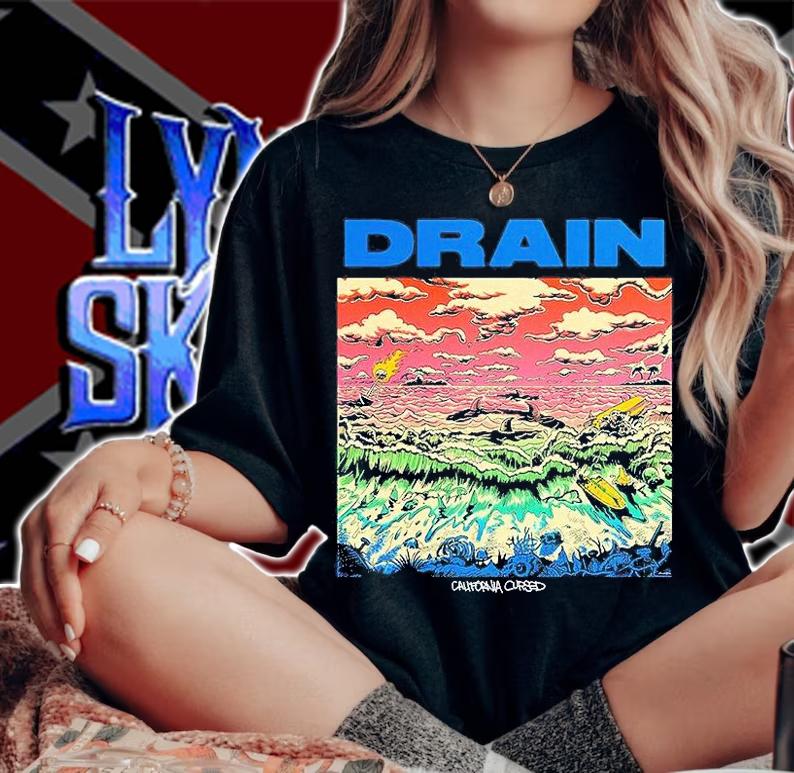 Drain California Cursed T-Shirt t-shirt