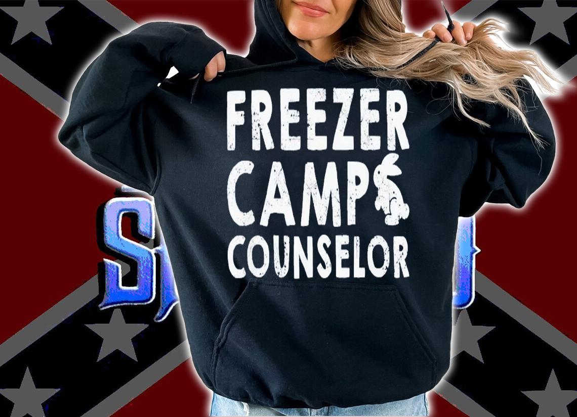Freezer Camp Counselor Backyard Meat Rabbit Hunting T-Shirt t-shirt hoodie
