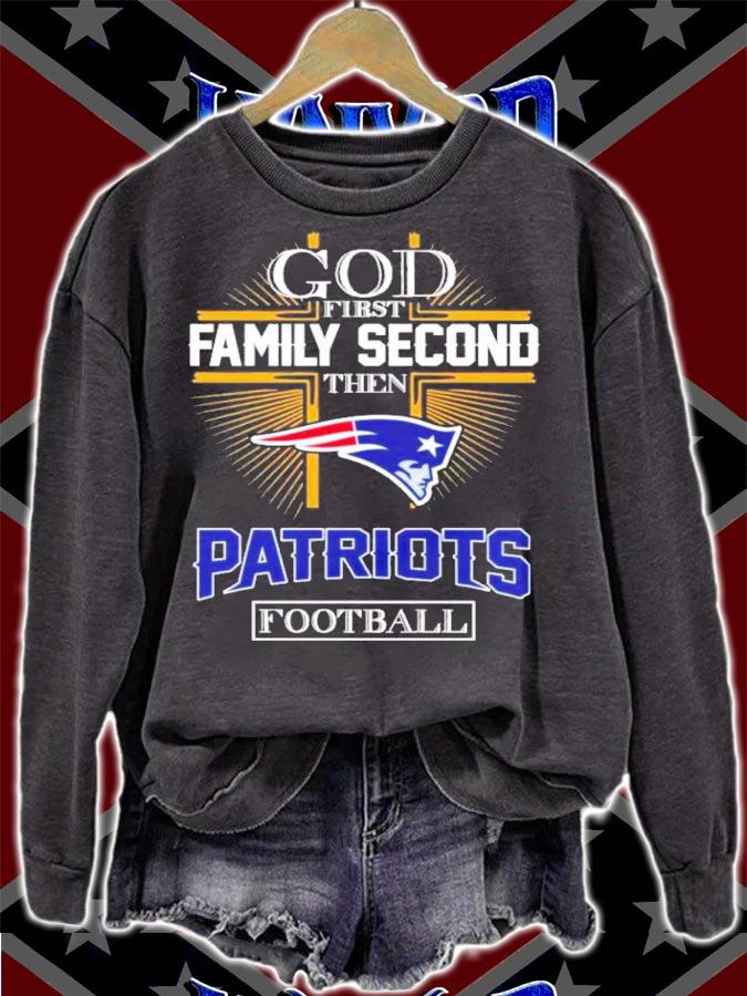 God First Family Second Then Patriots Football 2022 Shirt t-shirt