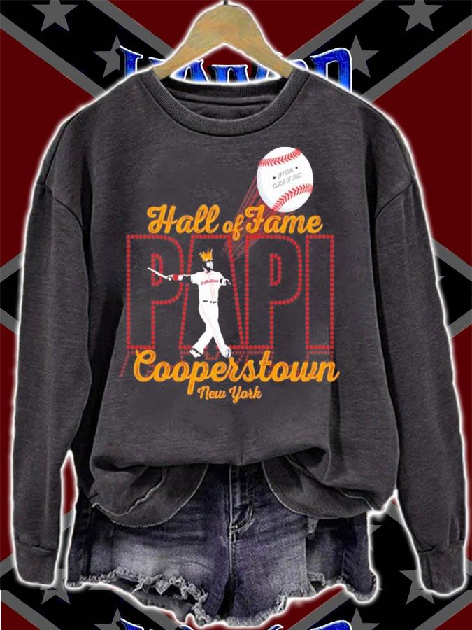 Hall Of Fame Papi David Ortiz Boston Red Sox Class Of 2022 Shirt t-shirt
