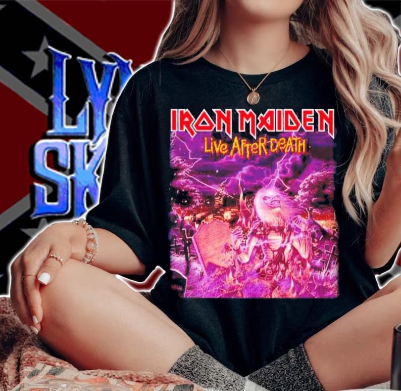 Iron Maiden Live After Death Shirt t-shirt woman shirt