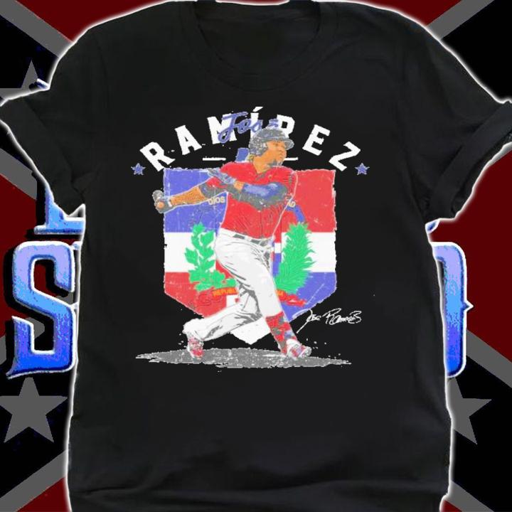Jose Ramirez Cleveland Country Flag Baseball Signatures Shirt t-shirt shirt