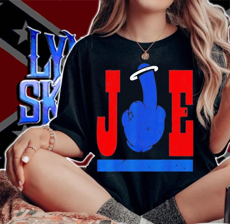 Middle Finger Biden The Cost Of Voting Stupid Joe T-Shirt t-shirt