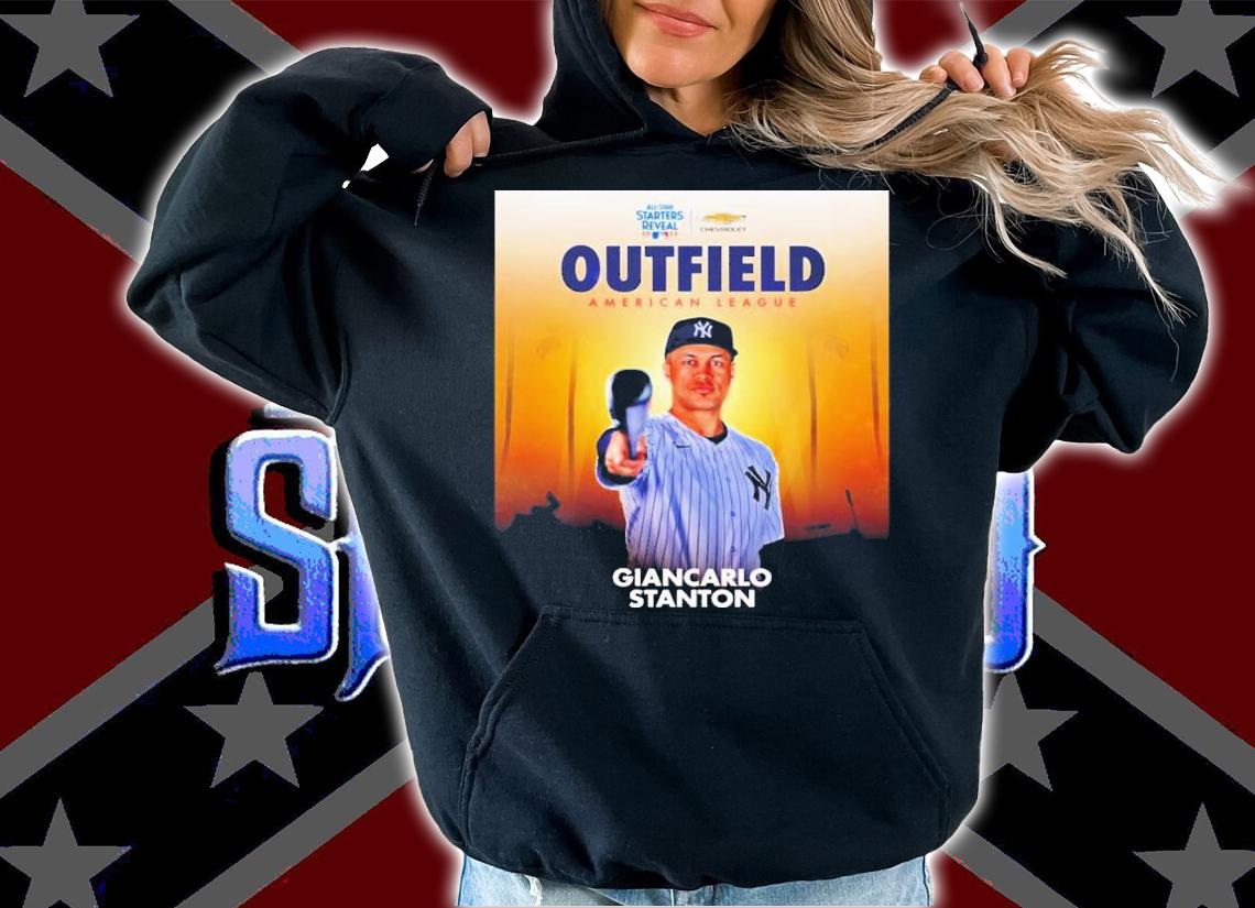 MLB All-Star Starters Reveal 2022 Outfield American League Giancarlo Stanton T-Shirt t-shirt hoodie