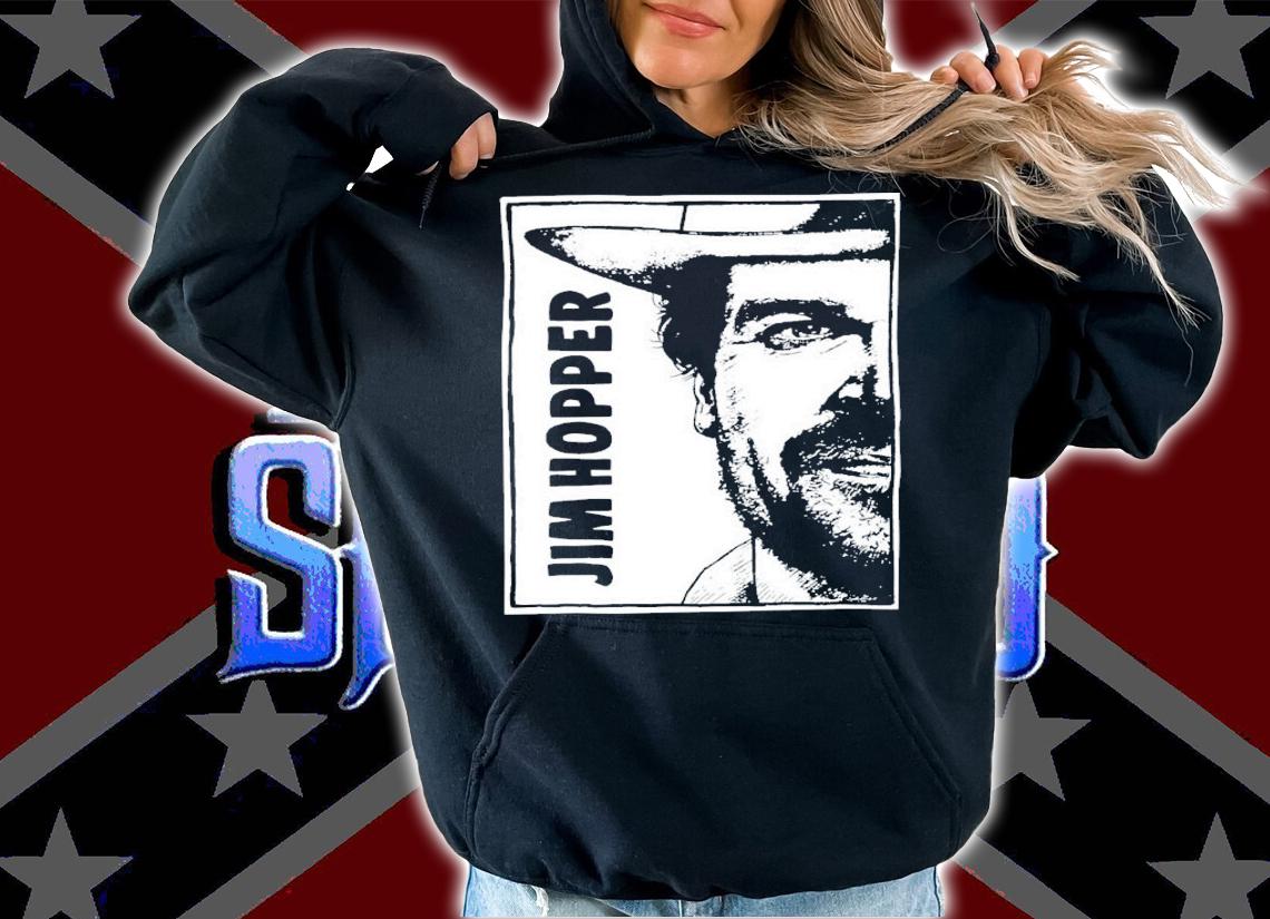 Portrait Jim Hopper Stranger Things T-Shirt t-shirt