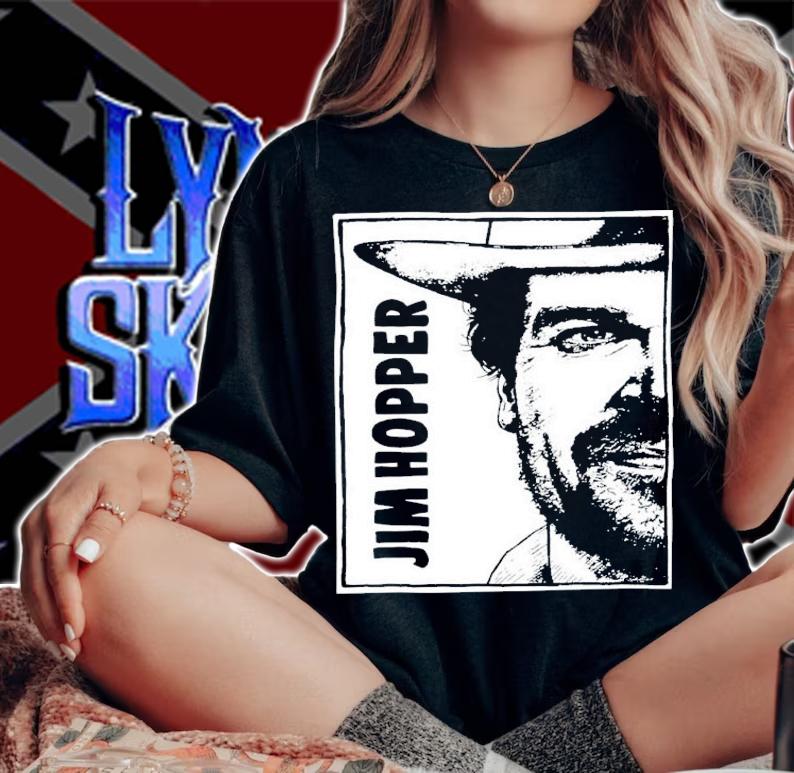 Portrait Jim Hopper Stranger Things T-Shirt t-shirt