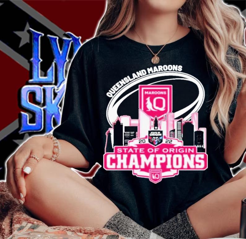 Queensland Maroons State Of Origin Champions 2022 Shirt t-shirt woman shirt