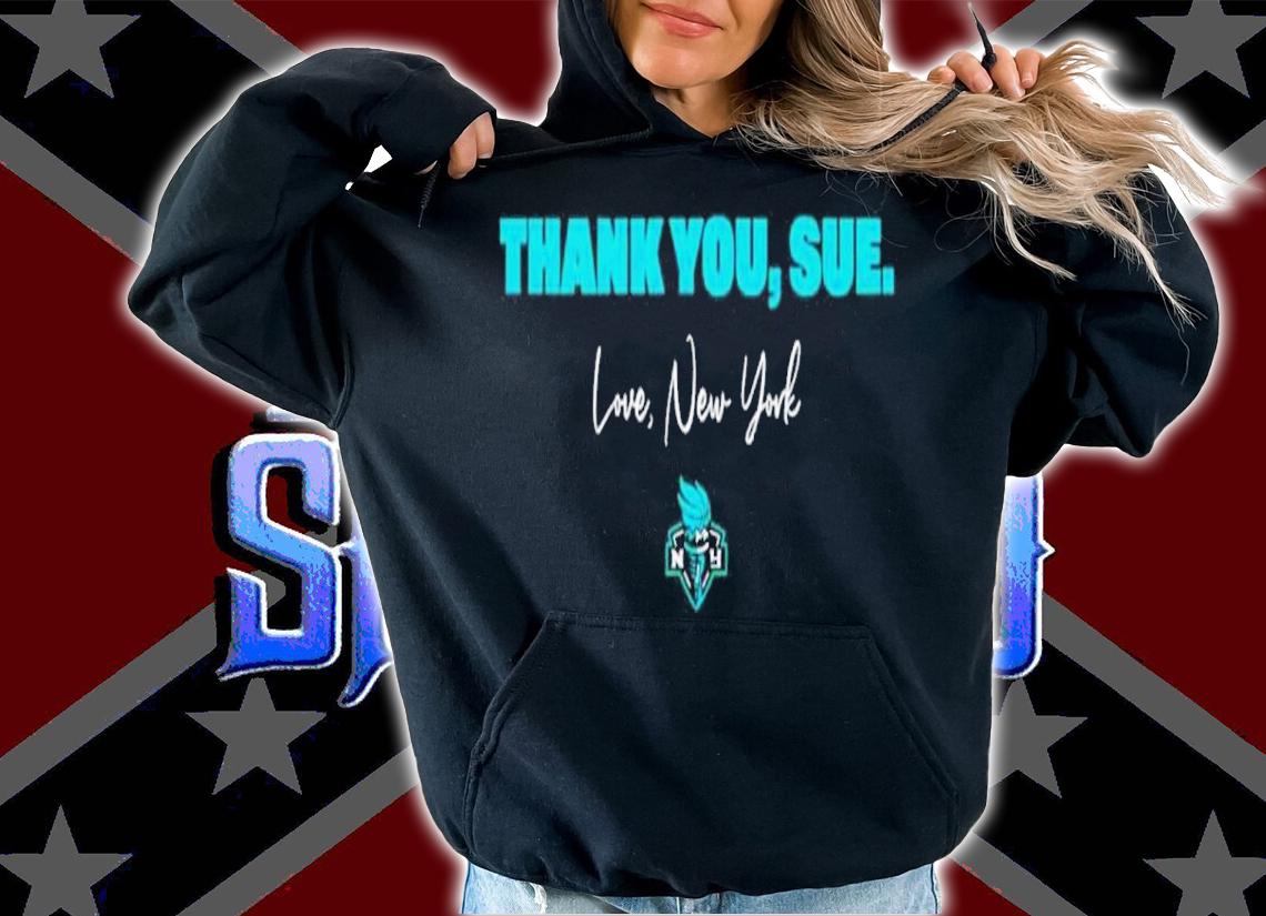 New York Liberty Thank You Sue Love New York Shirt t-shirt