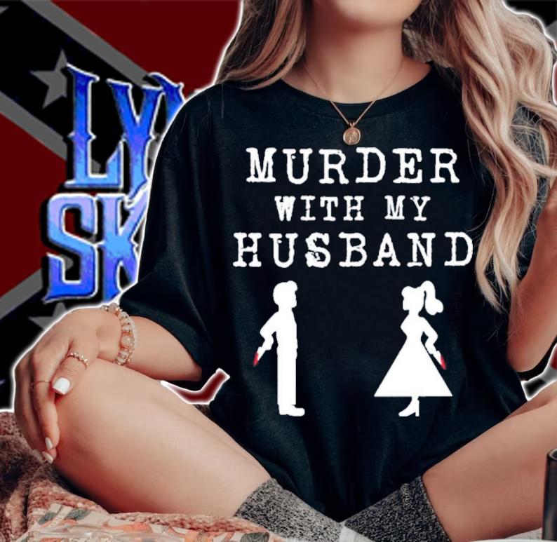 Official Murder With My Husband Shirt t-shirt woman shirt