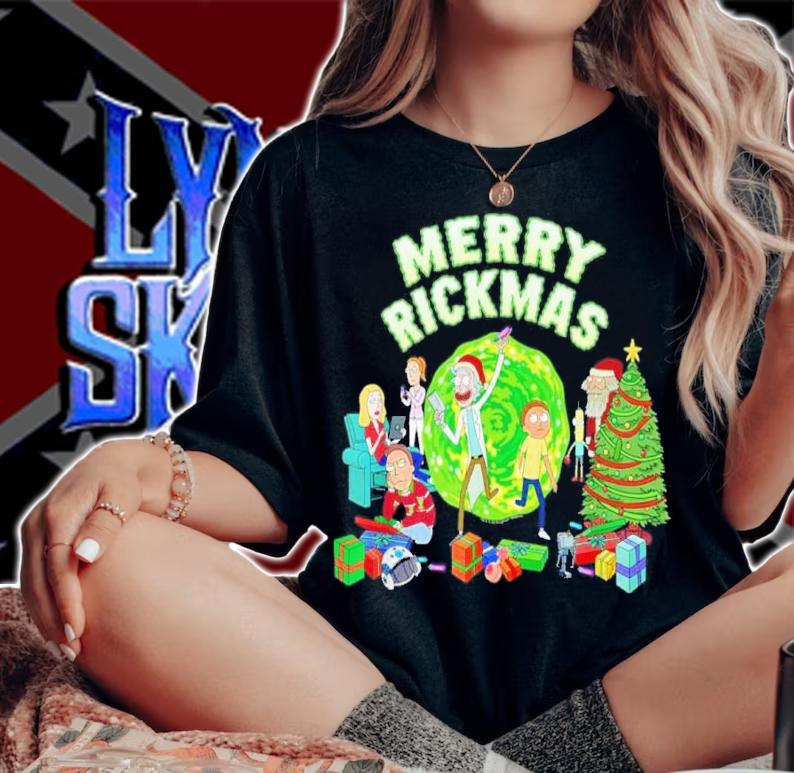 Rick And Morty Merry Rickmas shirt t-shirt woman shirt