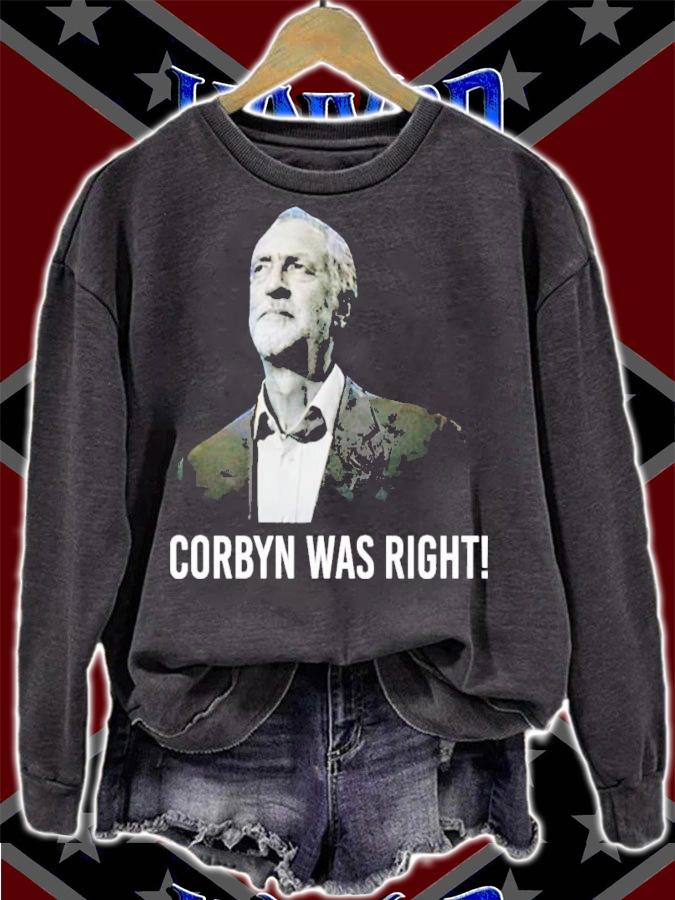 Scouse Threads Teemill Corbyn Was Right Scouse Socialista Shirt t-shirt