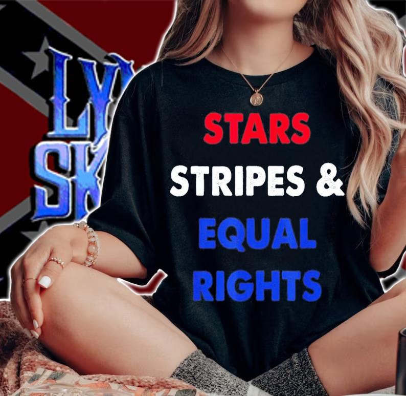 Stars Stripes And Equal Rights 4th Of July T-Shirt t-shirt