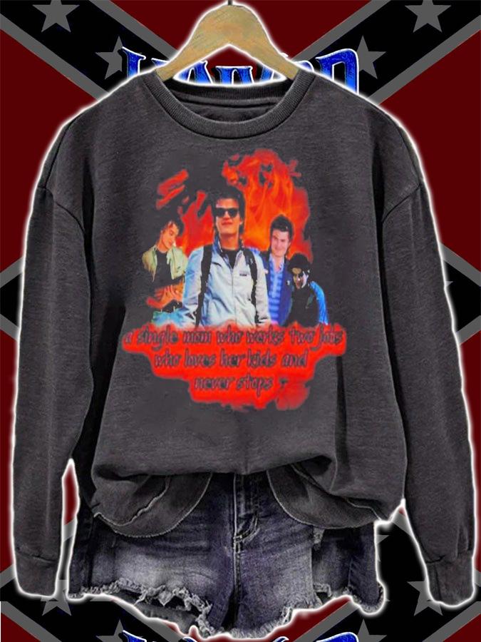Steve A Single Mom Who Works Two Jobs Steve Harrington Stranger Things 4 Shirt t-shirt