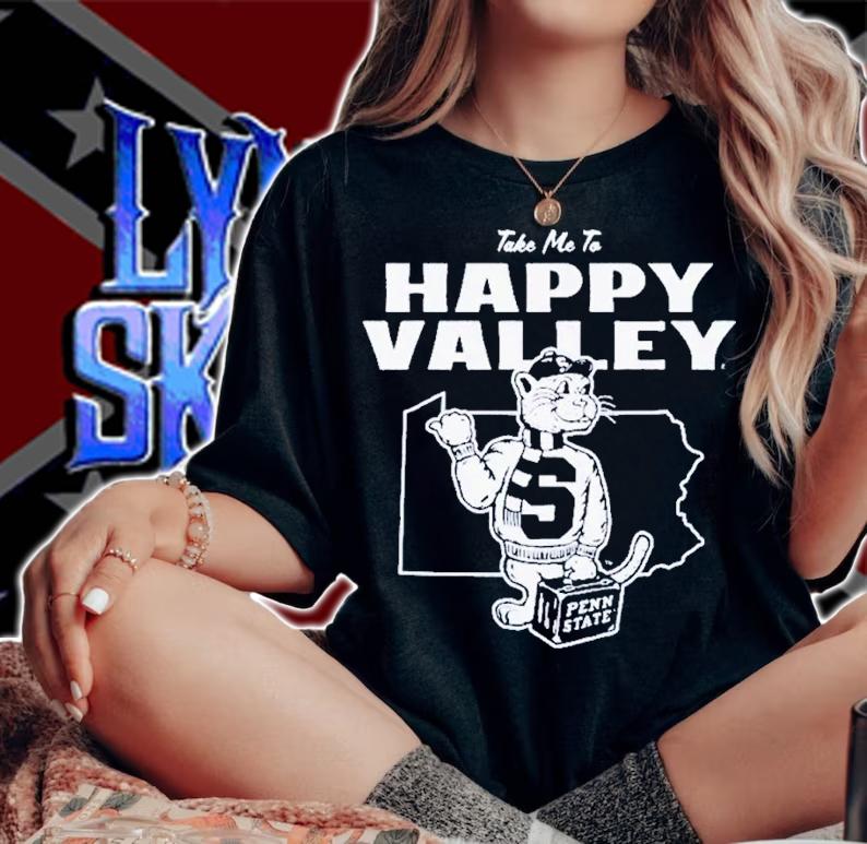 Vintage Penn State Happy Valley shirt t-shirt woman shirt