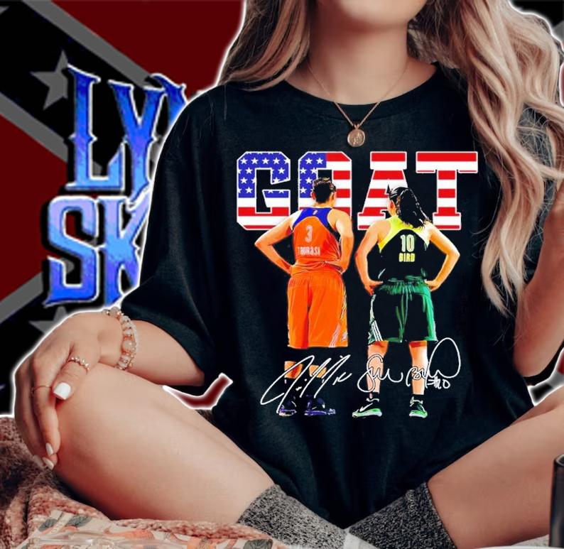 Sue Bird Diana Taurasi Goat Usa Legend Basketball 3000 Assists Signature Shirt t-shirt woman shirt