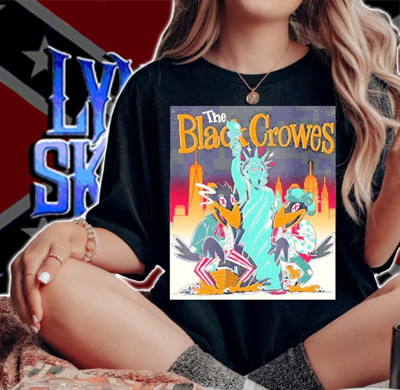 The Black Crowes New York American Tour Twobla Shirt t-shirt woman shirt