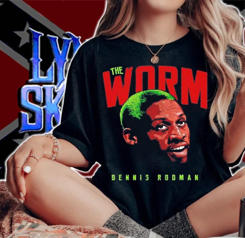 The Worm Dennis Rodman Basketball Vintage Shirt t-shirt woman shirt