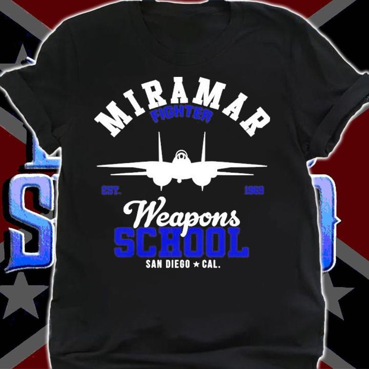 Top Gun Miramar Fighter Weapons School EST 1969 Shirt t-shirt