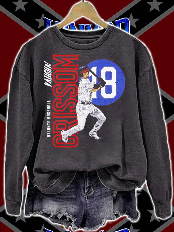 Vaughn Grissom Atlanta Vertical Baseball Shirt t-shirt sweatshirt