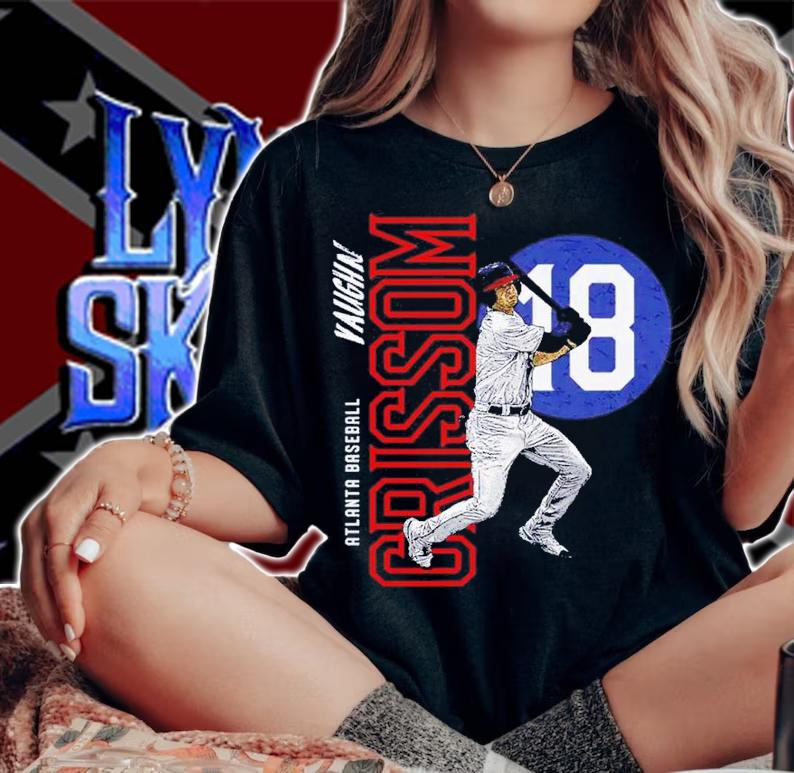 Vaughn Grissom Atlanta Vertical Baseball Shirt t-shirt woman shirt