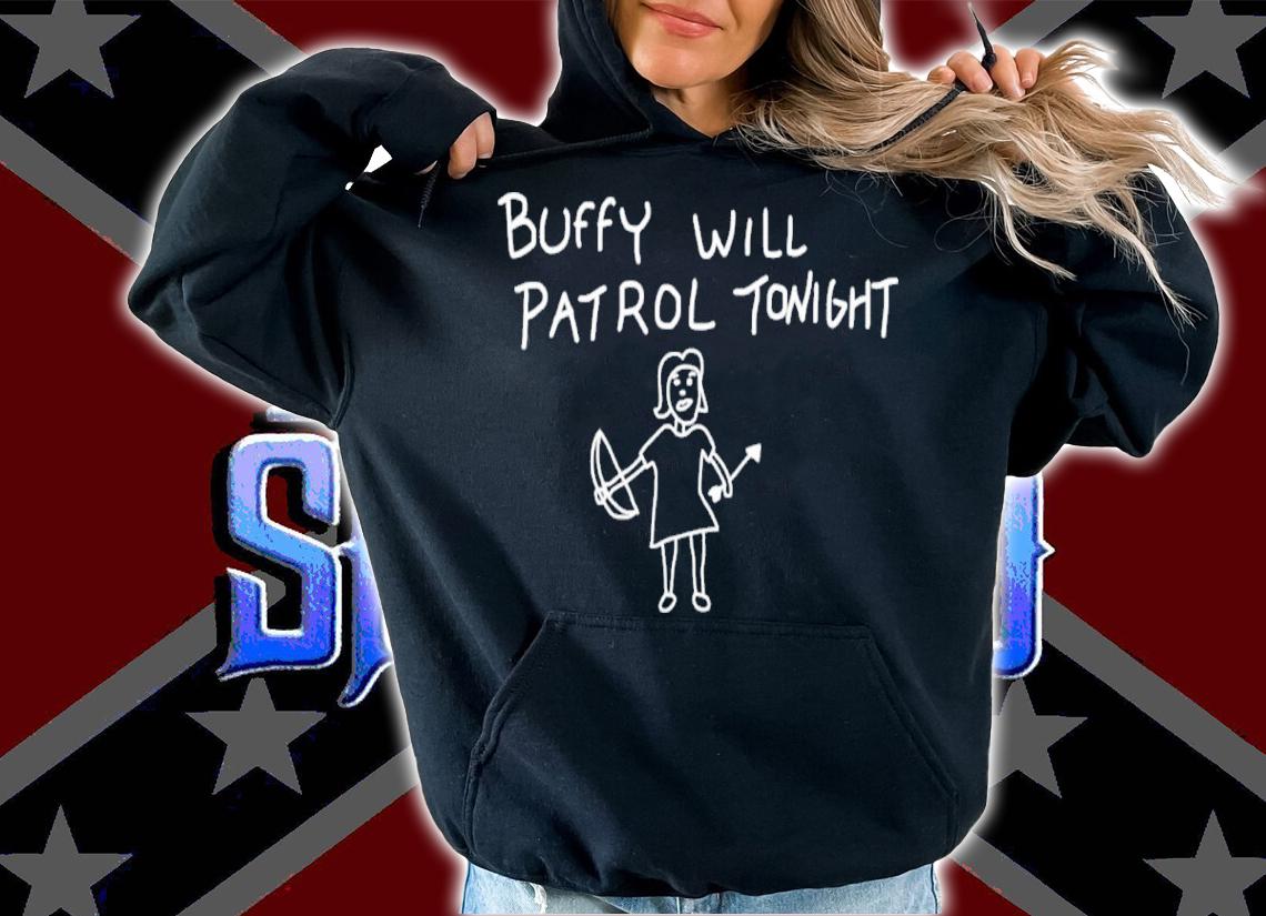 Vivellimac Buffy Will Patrol Tonight Shirt t-shirt hoodie