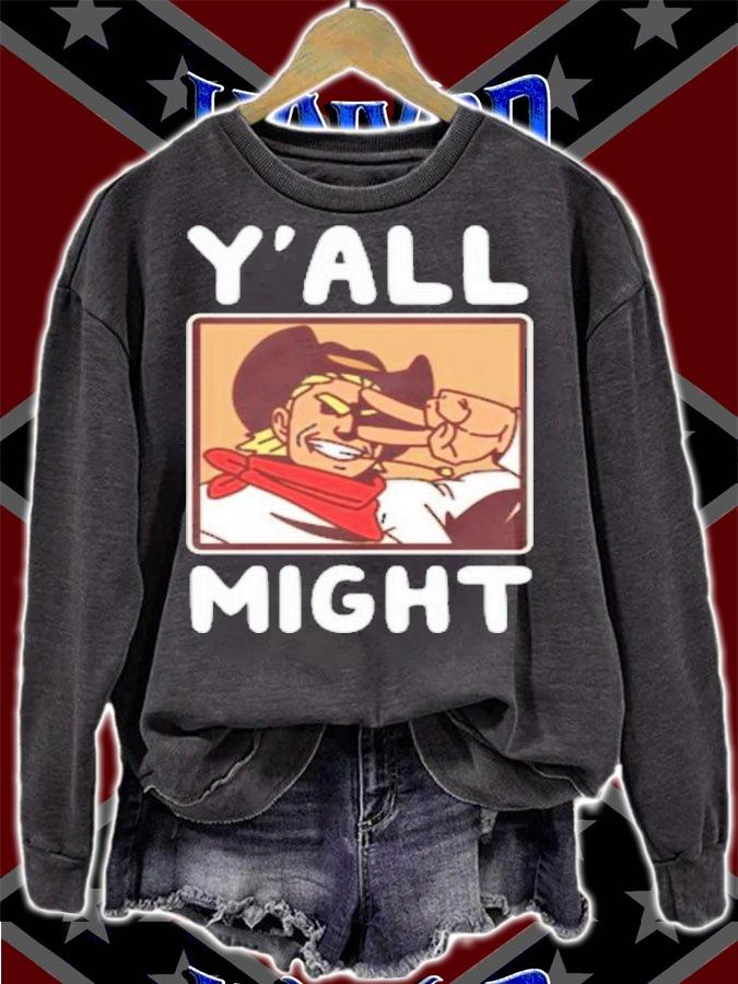Y'all Might Cowboy Toshinori T-Shirt t-shirt
