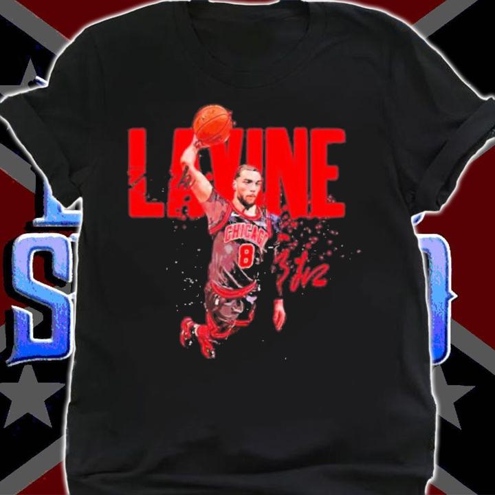 Zach Lavine Chicago Bulls NBA Basketball Shirt t-shirt shirt