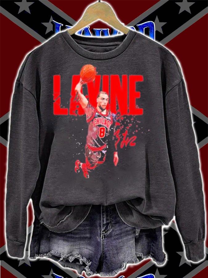 Zach Lavine Chicago Bulls NBA Basketball Shirt t-shirt sweatshirt