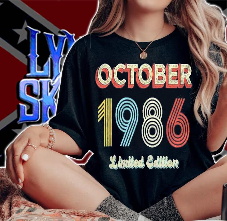35Th Birthday Gifts Vintage October 1986 Limited Edition Shirt t-shirt woman shirt