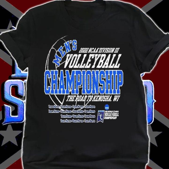 2022 Division III Men's Volleyball Championship The Road To Kenosha T-Shirt t-shirt