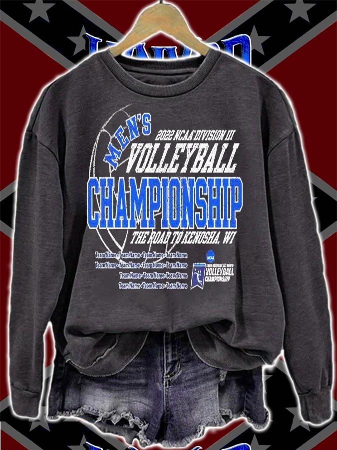 2022 Division III Men's Volleyball Championship The Road To Kenosha T-Shirt t-shirt