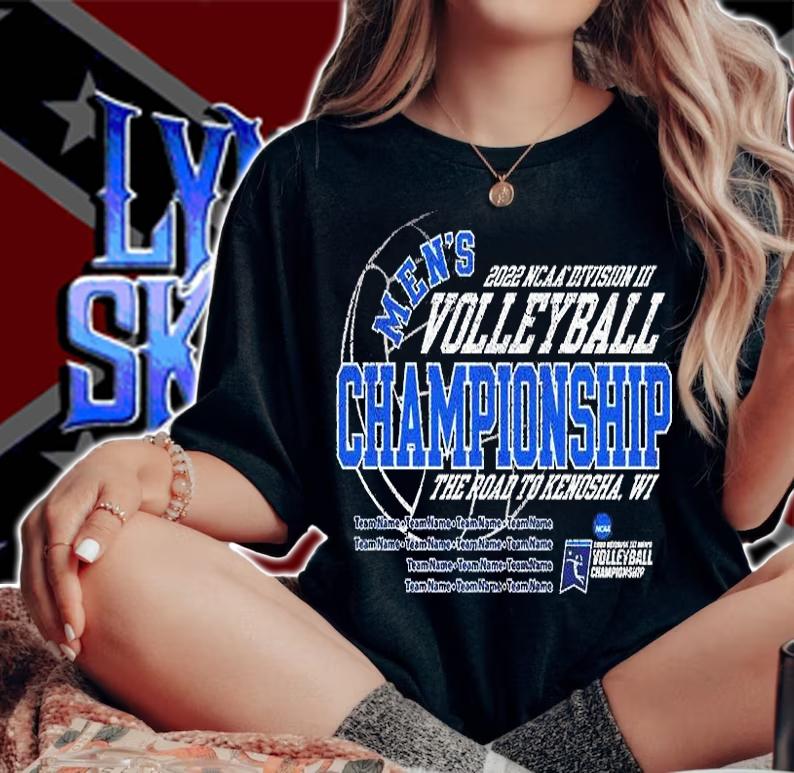 2022 Division III Men's Volleyball Championship The Road To Kenosha T-Shirt t-shirt