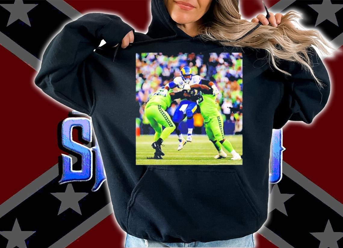 Aaron Donald Los Angeles Rams Vs Seattle Seahawks T-shirt t-shirt