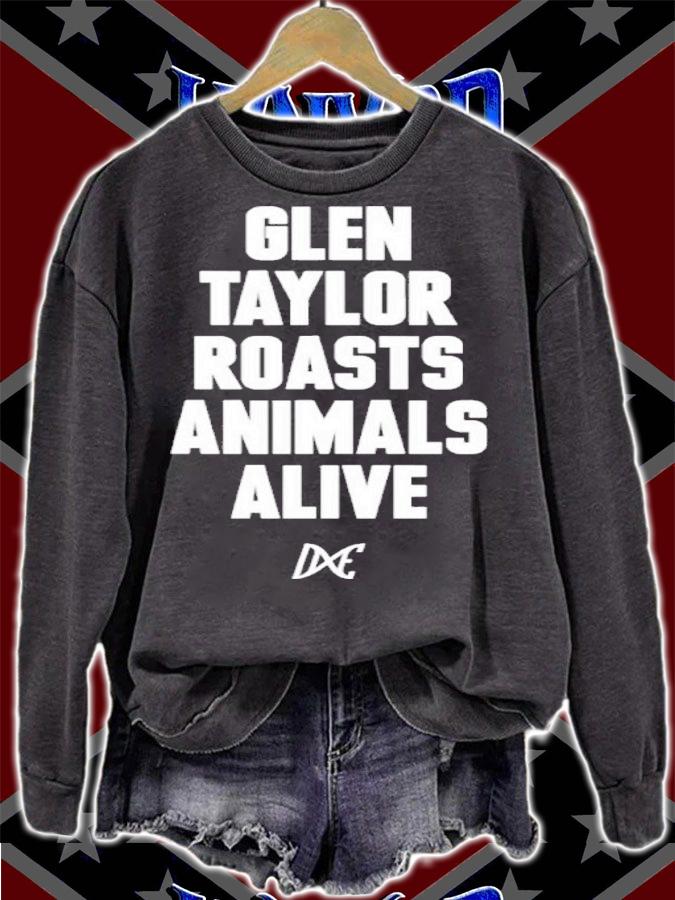 Alicia Santurio Glen Taylor Roasts Animals Alive Shirt t-shirt sweatshirt